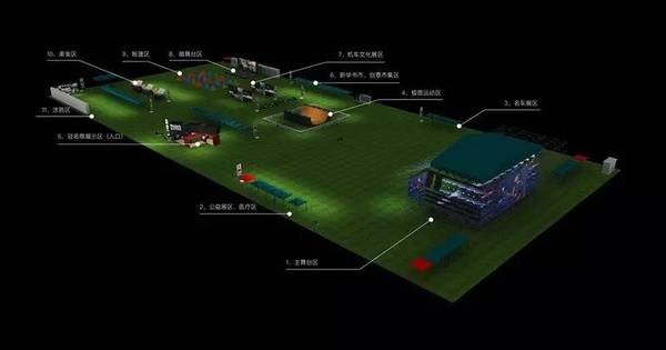 2017合肥岸上云雀音乐节场地3D规划图曝光 